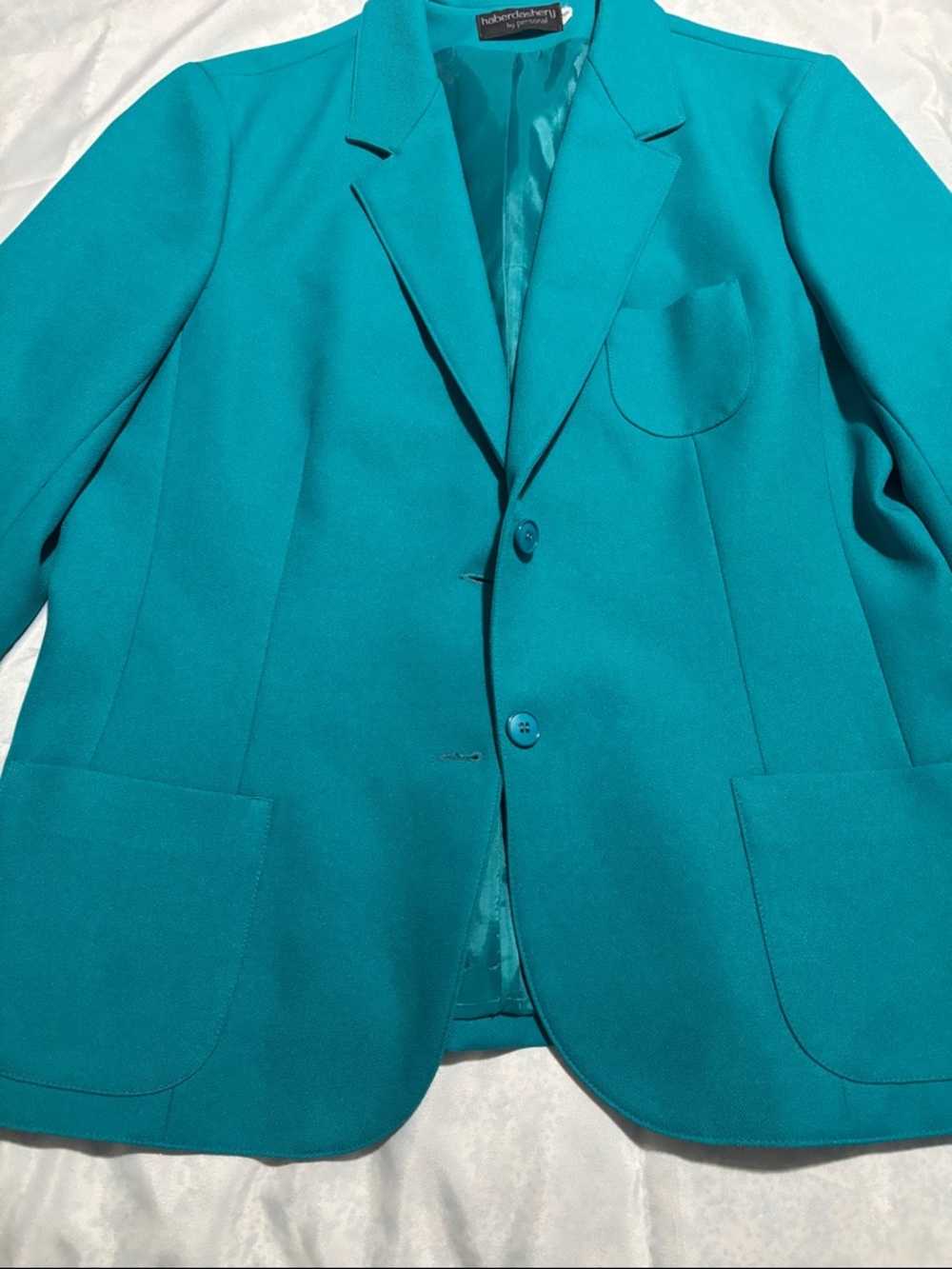 Men's Teal Sport Coat Blazer by Halberstadt's
